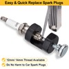 Toolwiz Spark Plug Gap Tool 2pcs, High Precise Gapping Tool