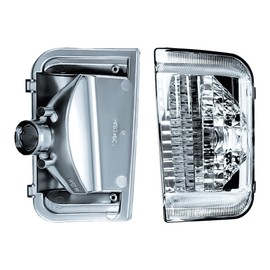 Replacement Passenger Right Side Door Mirror Turn Signal Light Lamp Indicator with Bulb for RAM Promaster 1500 2500 3500 from 2010 to 2024