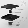 Sharpeye 8 Inch Square Shower Drain with Removable Wedge Wire