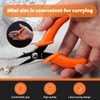 LEONTOOL Flat Pincers, No Knurled, Flat Pliers, Flat Pliers, Fine