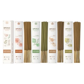 Organic Non Toxic Incense Sticks Variety Pack (131 Agarbatti Sticks) | 75 Minutes Long Lasting Burn for Positive Vibes, Smokeless with Natural Cinnamon, Eucalyptus, Vetiver, Vietnamese Mixture Herbs