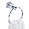 BATHSIR Crystal Towel Ring, Bathroom Hand Towel Holder Chrome Towel