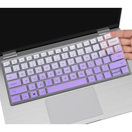 CaseBuy Keyboard Cover for Dell Latitude 7440 7430 7420 7410 14, Dell Latitude 3440 5440 5430 5431 5420, Dell Latitude 14 9420 9430, Dell Latitude 9510 9520 7520 15.6" Laptop -Ombre Purple
