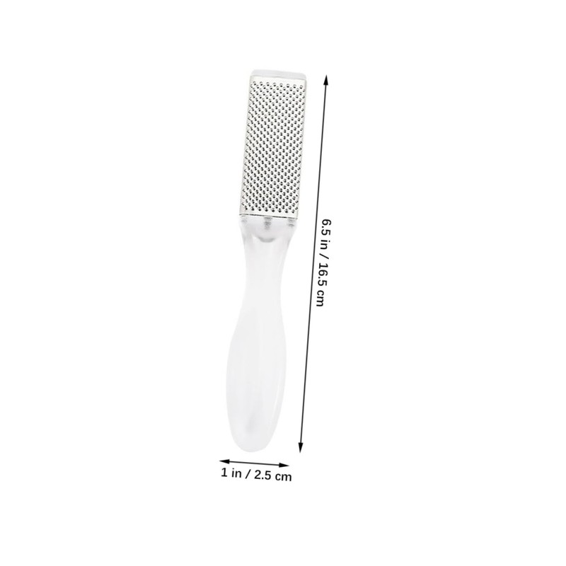 NOLITOY Foot File Double-sided Stainless Steel Callus Remover Grit Tool