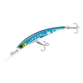 Yo-Zuri - Esca Artificiale snodata a Forma di alborella in Cristallo Effetto 3D per Immersioni in acque Profonde, 13,3 cm, Blu (Sardine)