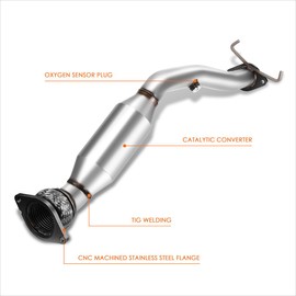 PM PERFORMOTOR 3.8L Front Catalytic Converter Compatible with Buick Allure Lacrosse Pontiac Grand Prix 2004 2005 2006 2007 2008 2009, Direct Fit Replacement (EPA Compliant)