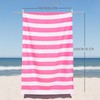 Microfiber Beach Towel 200x90cm (UK Company) - Lightweight Pink Beach