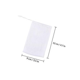Healeved Red de Espuma Doble Capa para Jabón 50 Bolsas de Malla, Uso en Cuerpo y Rostro, Adecuado para Baño y Ducha
