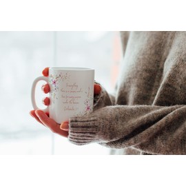 TJ Originals Ecclesiastes 3:1 To Everything there is a Season Gifts for Her - Bible Verse Graduation Drinkware- 11oz Ceramic Mug - Best Christian Office BFF Gifts for Women Friends