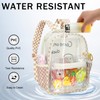 CAMTOP Clear Backpack for Stadium Events Approved 12x6x12 Small Clear