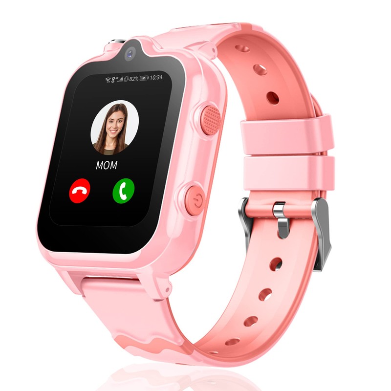 Carneedi Men's Watch Strap Smartwatch with Phone Function D35, rose,