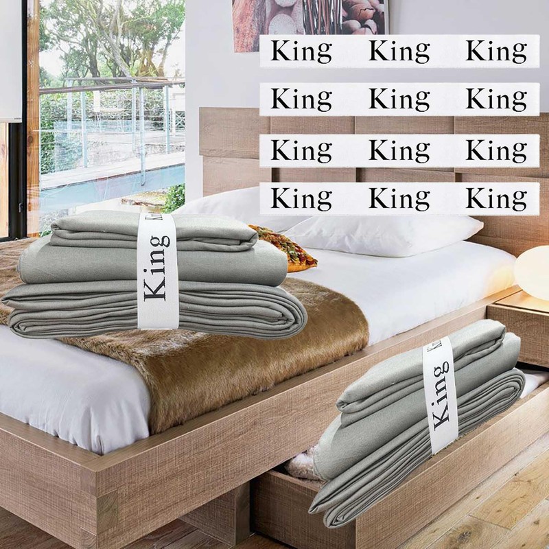 AOOTUERL 4 PCS Bed Sheet Organizer Bands, Organizer Bands Sheet