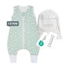 Premium baby sleeping bag with feet, summer, comfortable and breathable,