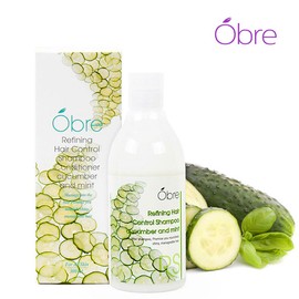 Oubre Oilia Oubre Refining Hair Control Shampoo Cucumber and Mint 300ml / 오일리아 오브레 리파이닝 헤어 콘트롤 샴푸 큐컴버 앤 민트 300ml