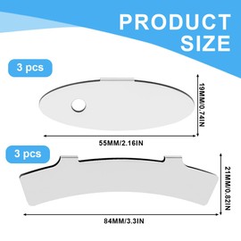 NOPKESV 6 PCS Fahrrad Bremsscheiben Einsteller, Scheibenbremsen Einstellung Werkzeug, Edelstahl Richtwerkzeug Bremse, Fahrrad Scheibenbremse Korrekturwerkzeug (für Bike Repairing)