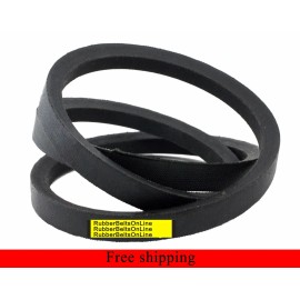 Rubberbeltsonline Quality 1/2" Wide 39"Long Length Rubber V Belt A37 Width .500"VBelt (4L390) A 37