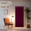 tinycurtains, Door Curtain Bordeaux Red 210 x 150 cm for