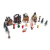 Lighted Christmas Village Sets with Figures Resin 80mah Exquisite Christmas