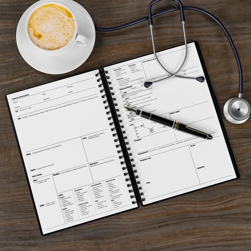H&P Notebook - Medical History and Physical Notebook for Medical
