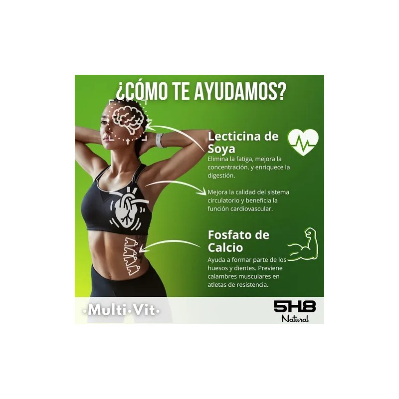 Multivitaminico 90 Caps Complejo B Vitaminas Minerales 5H8