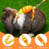 ORZECHKO Rabbit Harness and Leash - Adjustable Bunny Harness Escape