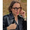 VISOONE Chunky Square Blue Light Blocking Glasses with Anti Computer