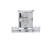 1/8" to 3/8" Polished Chrome Adjustable Strike for W38 Series