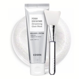 COSRX PDRN EXOSOME Máscara de envoltura de esmalte con ADN de salmón PDRN, + 123% de hidratación de la piel, brillo instantáneo, máscara de noche fácil de despegar, cuidado de elasticidad y firmeza, cuidado de la piel coreano, 1.69 onzas líquidas