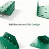 SIWOOD Reinforced A-Frame Bracket Connector, Heavy Duty Steel with Strength