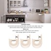 3Pcs Broom Mop Holder Self Adhesive Prevent Slip Multipurpose Wall