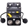 ZOOKOTO 12-48V DC 100A Surface Mount Circuit Breaker Double 3/8"