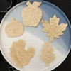 LUBTOSMN New Large Thanksgiving Cookie Cutter Set-5 Pieces-Turkey, Pumkin, Apple,