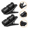 Kisangel 2pcs Earphone Cable Clip Organizer Rotating Headphone Wire Clamps