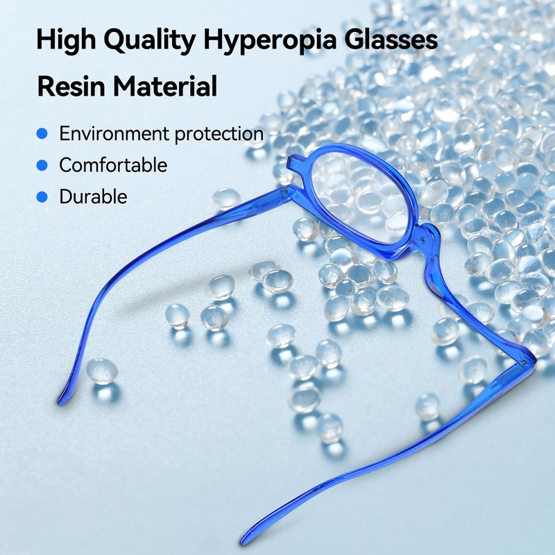 Eyeglasses for Makeup Application, Makeup Glasses with Magnify Eye Rotating