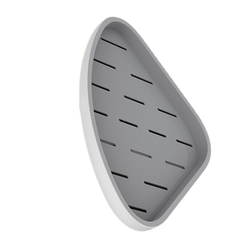 Triangle Bathroom Corner Rack Waterproof Ventilated Plastic Wall Mounted Shelf