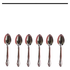 Platos Pozoleros Hondos Café Y Cucharas Acero Set 200 Barato
