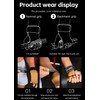 Leather Weight Lifting Gloves Wrist Straps for Weightlifting, Adjustable Weight