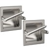 WZKALY Toilet Paper Holder 2 Pack, Recessed Pivoting Toilet Paper
