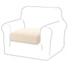 TIANSHU Sofa Seat Cover, 1 Seater Sofa Cushion Cover, Solid,
