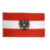 Flaggenfritze® Austrian Flag with Eagle Ready to Hoist with Eyelets