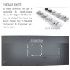 Hemudu Universal TV Stand Monitor with Mount 100 Degree Swivel