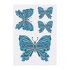 4 x 'Beautiful Butterfly' Temporary Tattoos - Water Resistant, Skin-Safe,