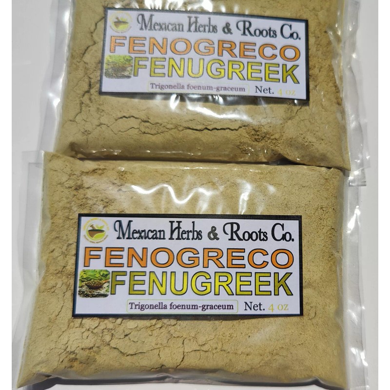 Mexican Herbs 4oz Fenogreco, Fenogreco en polvo, fenogreco molido, semillas