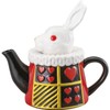 SAN3791 Cute Tableware, Teapot, Approx. 19.7 fl oz (550 ml),