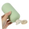 Sosoport 3pcs Refillable Shower Gel Dispenser Containers Convenient Travel Shampoo