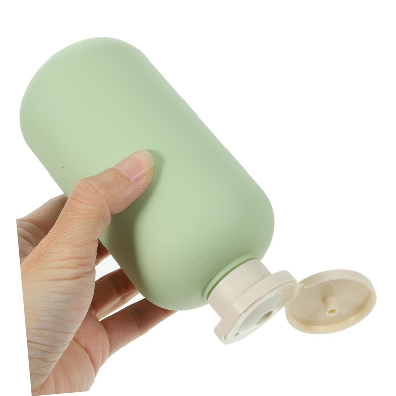 Sosoport 3pcs Refillable Shower Gel Dispenser Containers Convenient Travel Shampoo