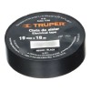 Cinta Aisladora Color Negra 18x19mm Truper 12500 Color Negro Liso