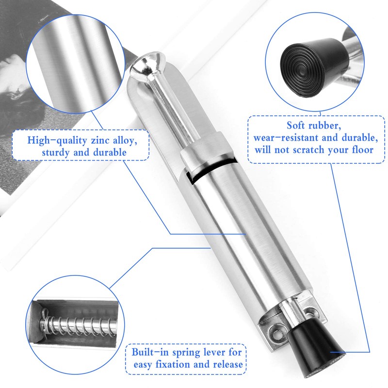 1 Pieces Door Holder, Heavy Duty Door Stopper Adjustable Door
