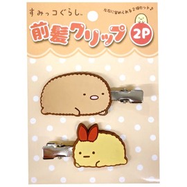 Sumikko Gurashi Hair Access Bangs Clips, Set of 2, Orange San-X