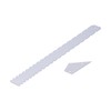 Guitar Measuring Tool Set Silver Aluminum Neck Straight Edge Fret